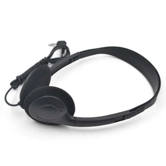 Comfortable Wearing Noise Reduction ABS Portable Headphone Wired Headset Earbud Stereo 3.5mm Clear Gaming for Gamer
