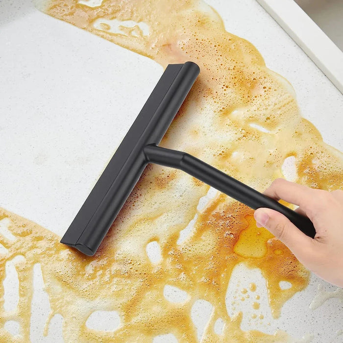 Silicone Squeegee Streak Free Cleaning Shower Squeegee For Glass Bathroom Shower Doors Mirrors Tiles Car Windows