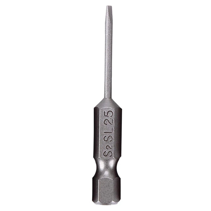 1X 50mm Magnetic Screwdrivers Bits Flat Head Slotted Tip Electric Power Repair Hand Tool SL 2 2.5 3 4 5 6 Alloy Steel 2mm-6mm