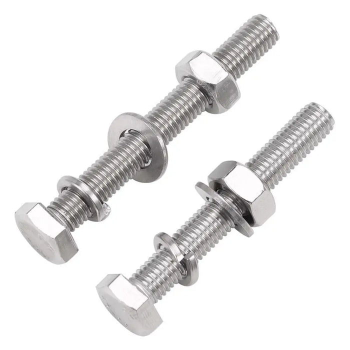 Flat Washer Hex Bolt Spring Nut Round Head 304 Stainless Steel Screw Square Neck Flange Nut Hexagon Head Screw