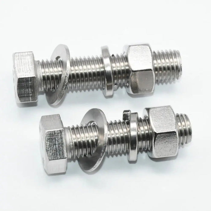 Flat Washer Hex Bolt Spring Nut Round Head Hexagon Head Screw Flange Nut Square Neck 304 Stainless Steel Screw Machinery