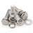 Flat Washer Hex Bolt Spring Nut Round Head 304 Stainless Steel Screw Square Neck Flange Nut Hexagon Head Screw