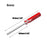 1.5-6mm Hexagon Screwdriver Set Flat Head Hex Magnetic Repair Home Repairing Tool Steel Screw Driver Locked Screws Silver Red