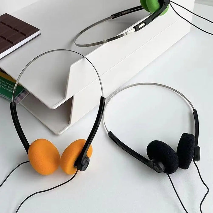 Headphone Music Mp3 Walkman Retro Feelings Portable Wired Small Headphones Sports Fashion Photo Props