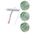 1PC Shower Window Squeegee for Shower Doors Bathroom Window and Car Glass Cleaning Supplies for Housekeeping