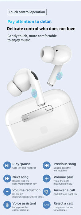 Wireless Bluetooth Earphones Pro 5 TWS Max Sport Earbuds  In Ear Noise Cancelling Headset For iPhone Android Headphone