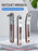 Biaxial front/reverse multifunctional screwdriver - combines an elbow flat-head wrench, cross and slotted heads.