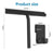 Shower Squeegee  for Glass Door Shower Wall Scraper Cleaner With Silicone Holder Bathroom Mirror Wiper Scraper Glass Cleaning