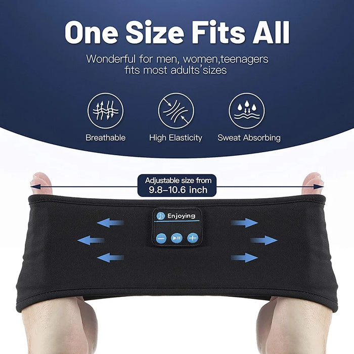Fone Bluetooth Earphones Sports Sleeping Headband Elastic Wireless Headphones Music Eye Mask Wireless Bluetooth Headset Headband