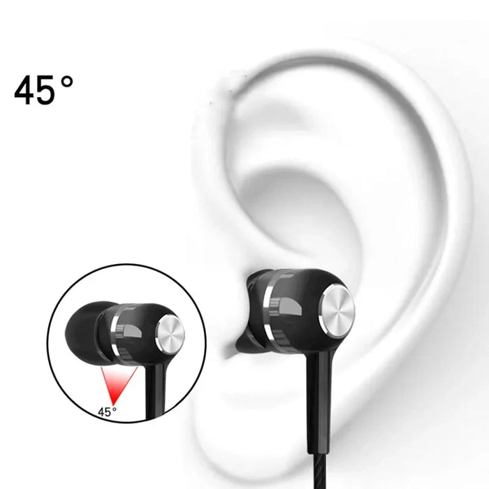 3.5mm Wired Earphone In-Ear Headset HIFI Heavy Bass Earbuds Monitor Sport Headset Stereo Music Gaming Headphone with Mic 3.5jack