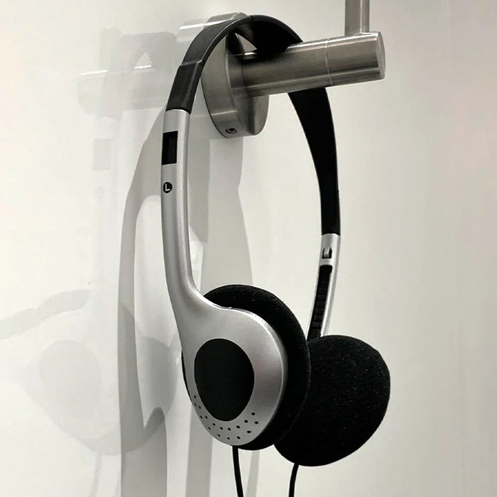 New Headphones Personality Retro Feelings Headset Black Fashion Style Headset Over Ear Earbud 3.5mm Wired Headset Photo Props