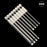 Flat Head Screwdriver Bits 50mm/75mm/100mm Long Magnetic Tip Slotted Screwdriver Bits S2 Steel 1/4 Inch Shank Flat Head Bit