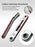 Biaxial front/reverse multifunctional screwdriver - combines an elbow flat-head wrench, cross and slotted heads.