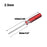 1.5-6mm Hexagon Screwdriver Set Flat Head Hex Magnetic Repair Home Repairing Tool Steel Screw Driver Locked Screws Silver Red
