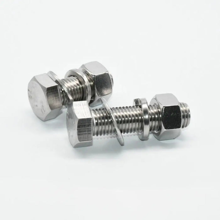 Flat Washer Hex Bolt Spring Nut Round Head 304 Stainless Steel Screw Square Neck Flange Nut Hexagon Head Screw