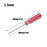 1.5-6mm Hexagon Screwdriver Set Flat Head Hex Magnetic Repair Home Repairing Tool Steel Screw Driver Locked Screws Silver Red